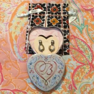 Brighton two tone earrings